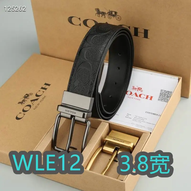Coach belt 38mmX95-125cm XH04